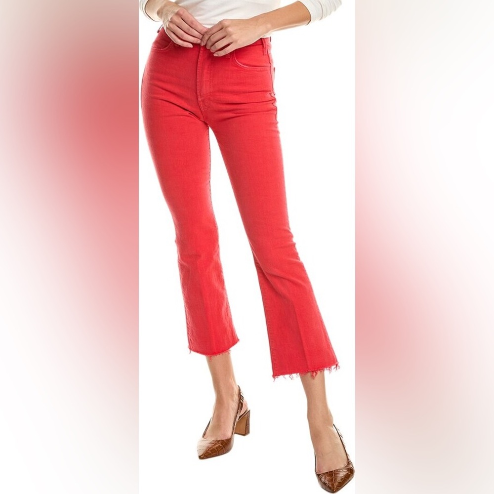 Mother The Insider Crop Step Fray in Second Chance Jeans